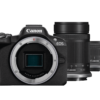 Canon EOS R50 con obiettivi RF-S 18-45 IS STM e RF-S 55-210 IS STM