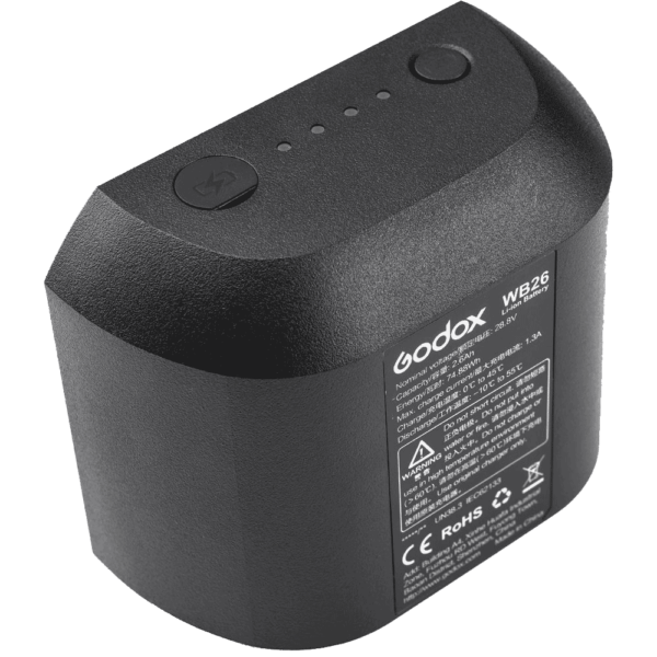 Batteria Godox WB26 per flash AD600 Pro